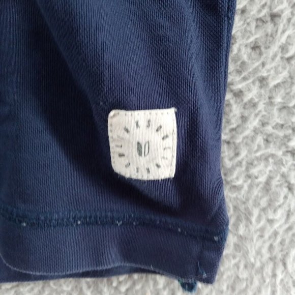 Link Soul Shirt Mens Large Navy‎ Blue Polo Golf Sportswear Solid Basic Casual - Picture 2 of 8